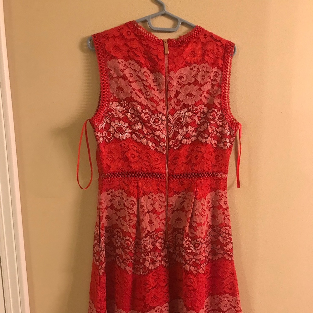 NWOT Ted Baker color block lace dress sz 3, 8US